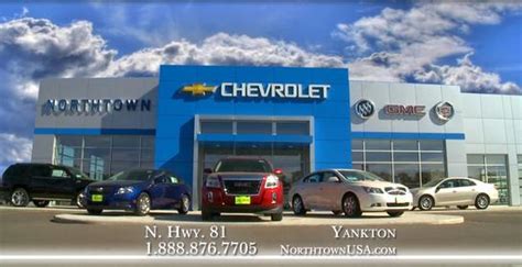 Northtown yankton - Northtown Chevrolet Buick GMC is a YANKTON Buick, Chevrolet, GMC dealer with Buick, Chevrolet, GMC sales and online cars. A YANKTON SD Buick, Chevrolet, GMC dealership, Northtown Chevrolet Buick GMC is your YANKTON new car dealer and YANKTON used car dealer. We also offer auto leasing, car financing, Buick, Chevrolet, GMC auto repair …